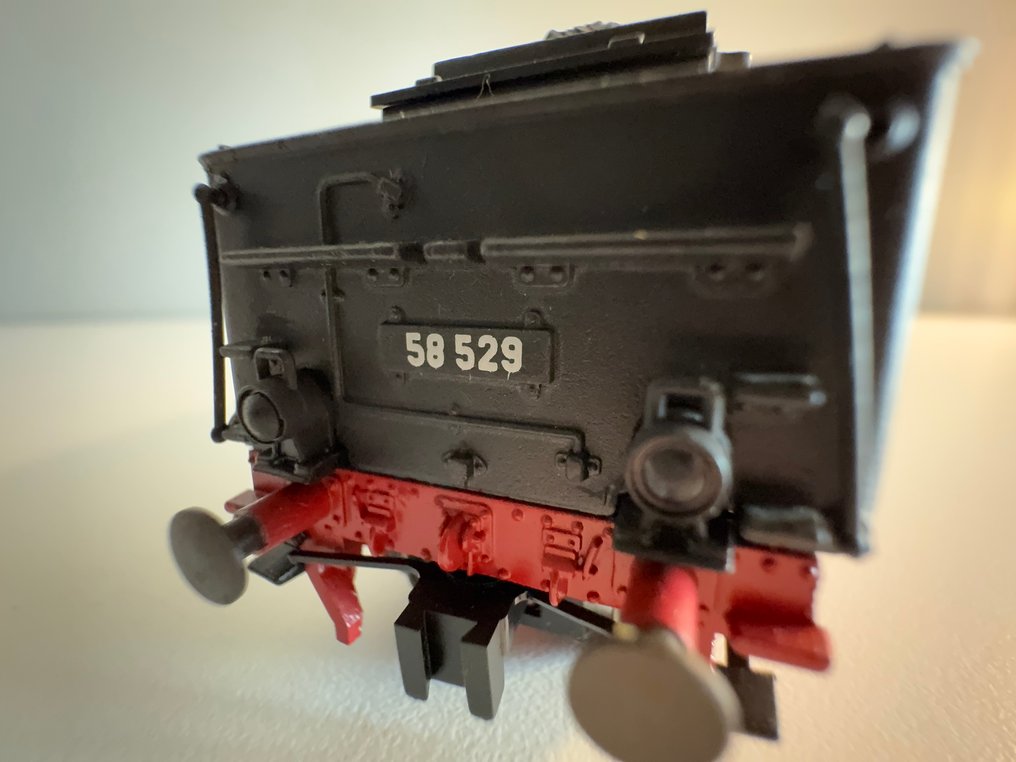 Fleischmann H0轨 - 电力机车 (1) - H0比例蒸汽机车模型，带煤货车车厢，贴花 - DR (DRB) #4.3