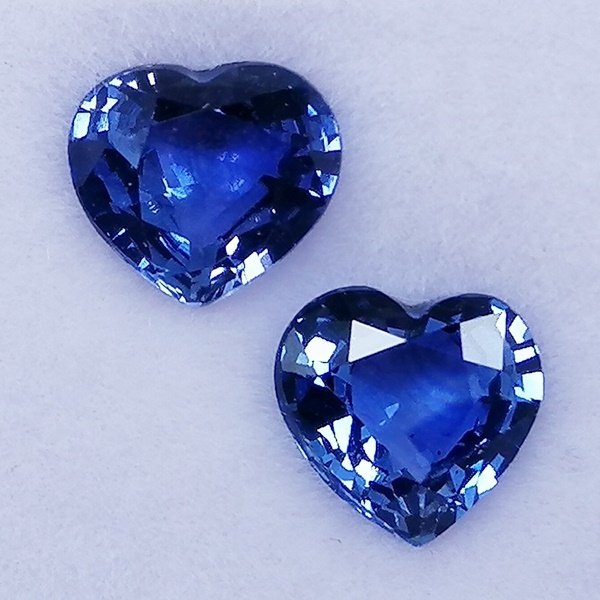 2 pcs  蓝色 蓝宝石  - 1.73 ct - 西班牙宝石学院（IGE） - 斯里兰卡 #3.2