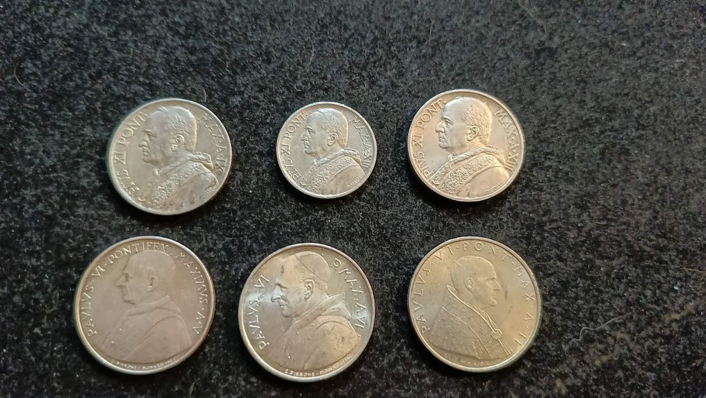 Βατικάνο. Lot 8 silver coins 1930-1964  (χωρίς τιμή ασφαλείας) #2.1
