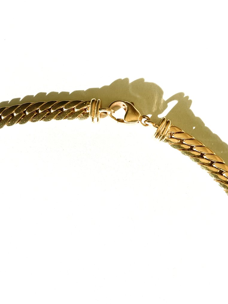 链 - 18K包金 黄金 - 1980年编织链条 #3.2