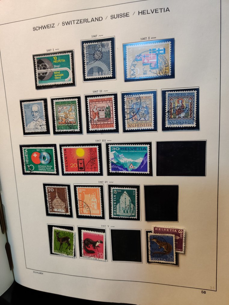 Zwitserland 1850/1993 - Verzameling in schaubeck  Zwitserland #1.0