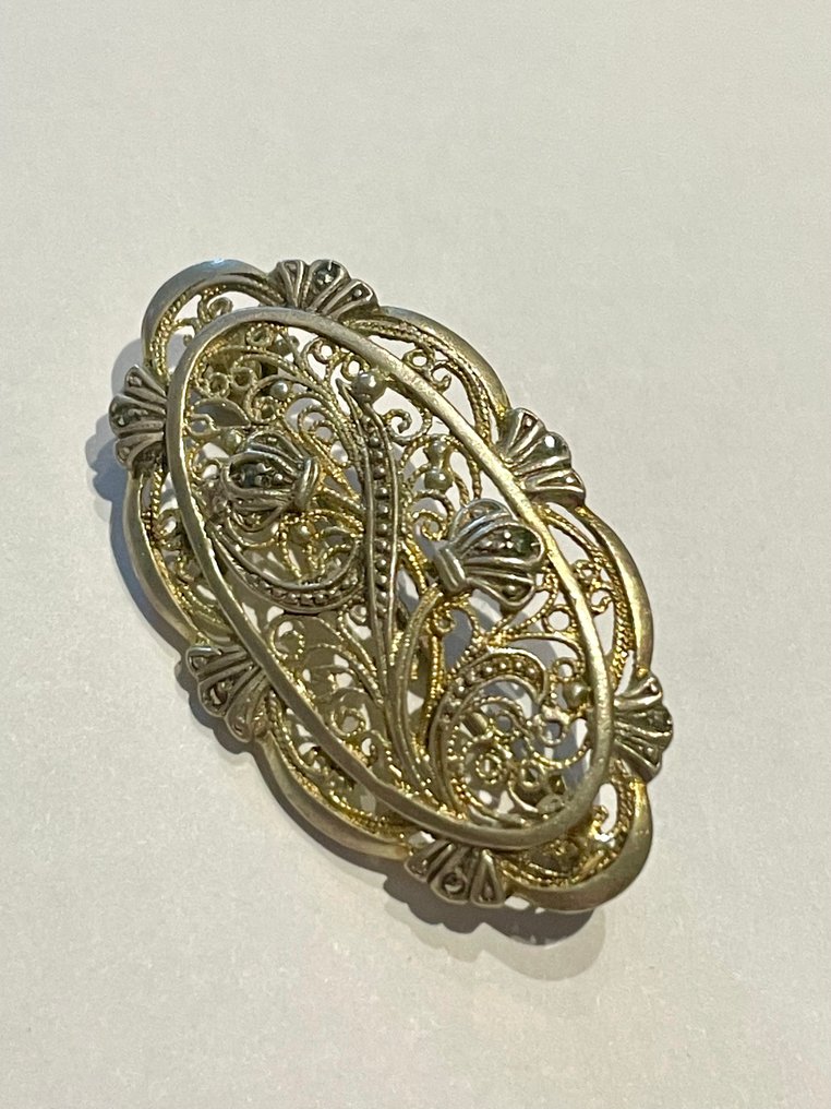 没有保留价 - 胸针 Gold-plated - 835 银 #2.1