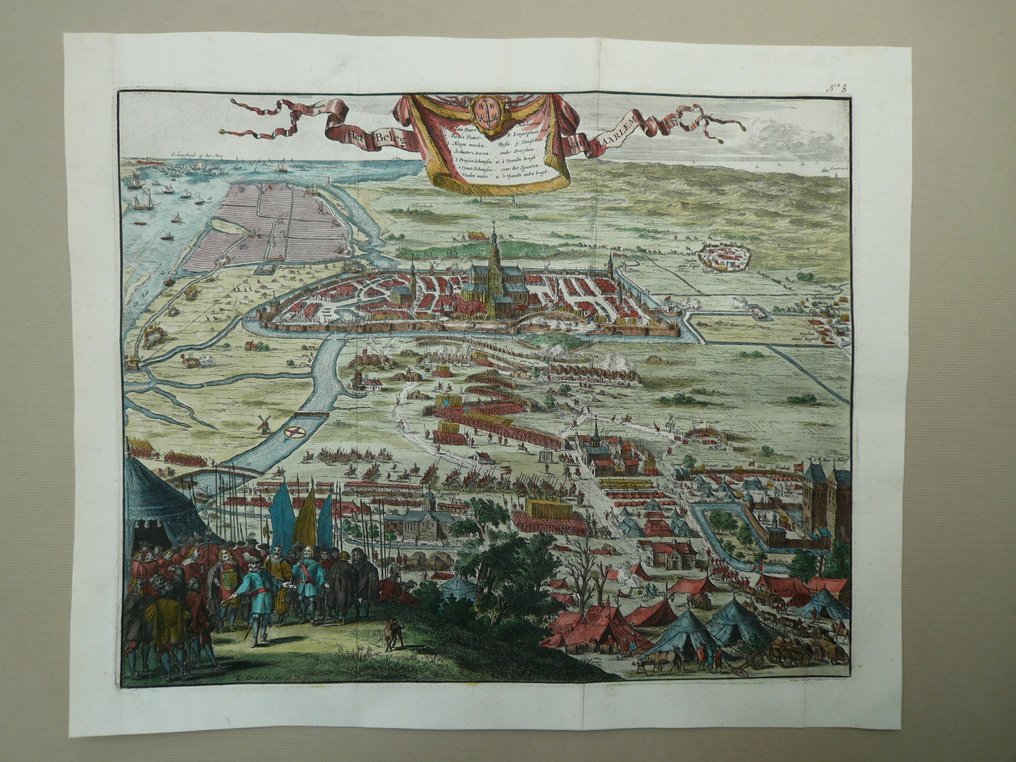Netherlands - Haarlem, Heemstede, Overveen, Aerdenhout; C. Decker - Het beleg van Haarlem - 1681-1700 #1.0
