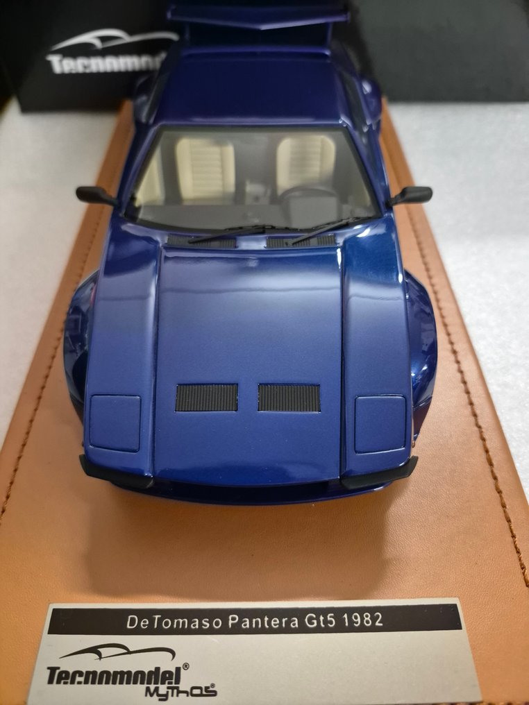 Tecnomodel 1:18 - Σπορ αυτοκίνητο μοντελισμού - De Tomaso Pantera GT5 Aurora Blue pearl 1982 - TM18-66F #2.1