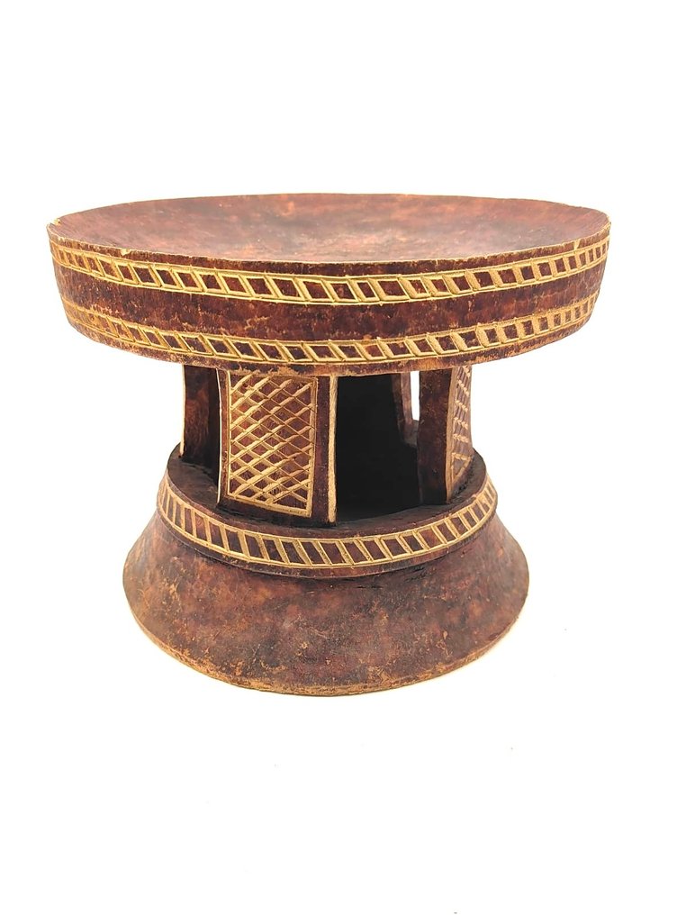 Σκαμνί - Αφρικανική ξύλινη σκαμπό #2.1