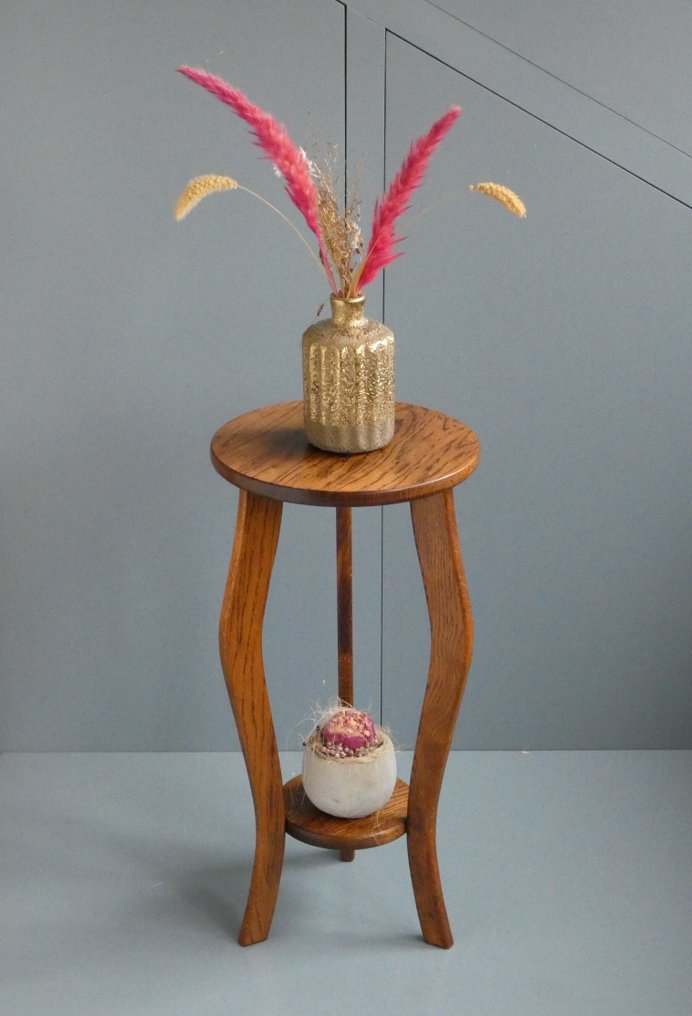 Βάση φυτών - τραπεζάκι - ξύλο δρυός - Ροντ #3.2