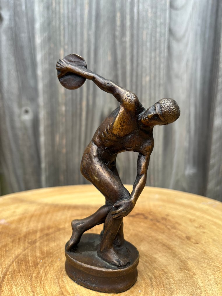 Myron - Statue, Discobolos - 11 cm - Bronze #1.0