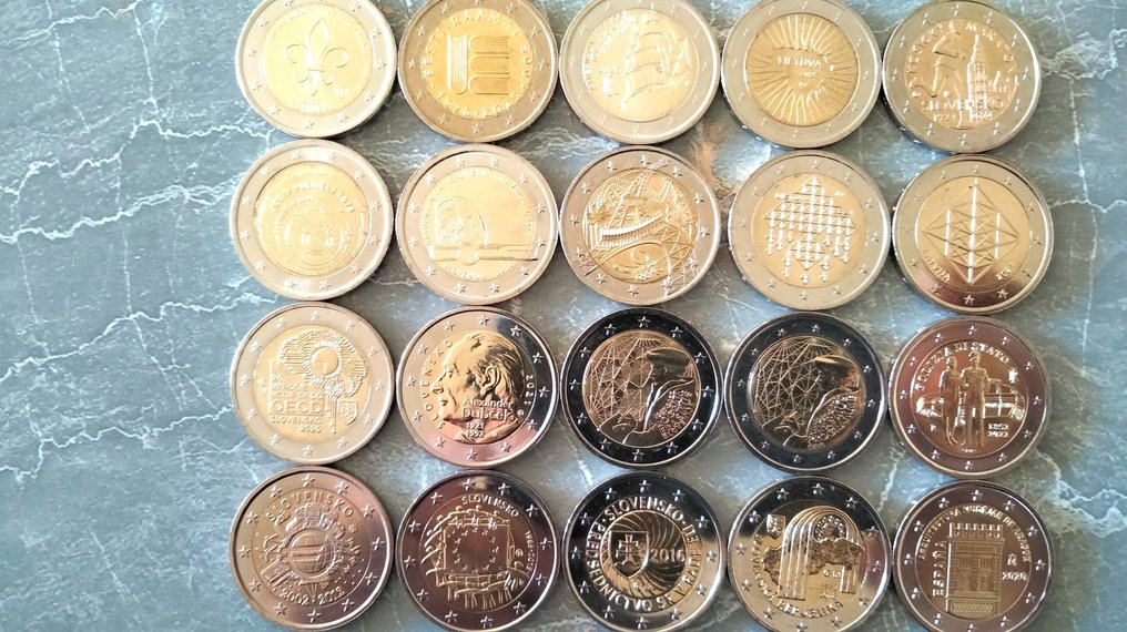 欧洲. 2 Euro 2012/2025 (20 pièces)  (没有保留价) #1.0
