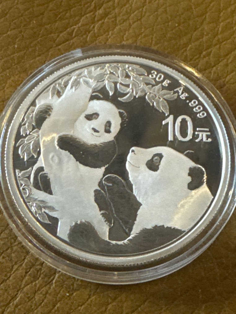 Κίνα. 10 Yuan 2021 Panda, 1 Oz (.999)  (χωρίς τιμή ασφαλείας) #1.0
