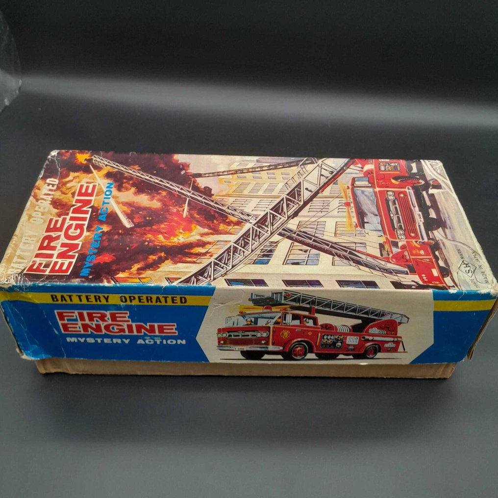 Horikawa - 锡制玩具 - Battery Operated Fire Engine, Boxed - 1960-1970 - 日本 #4.3