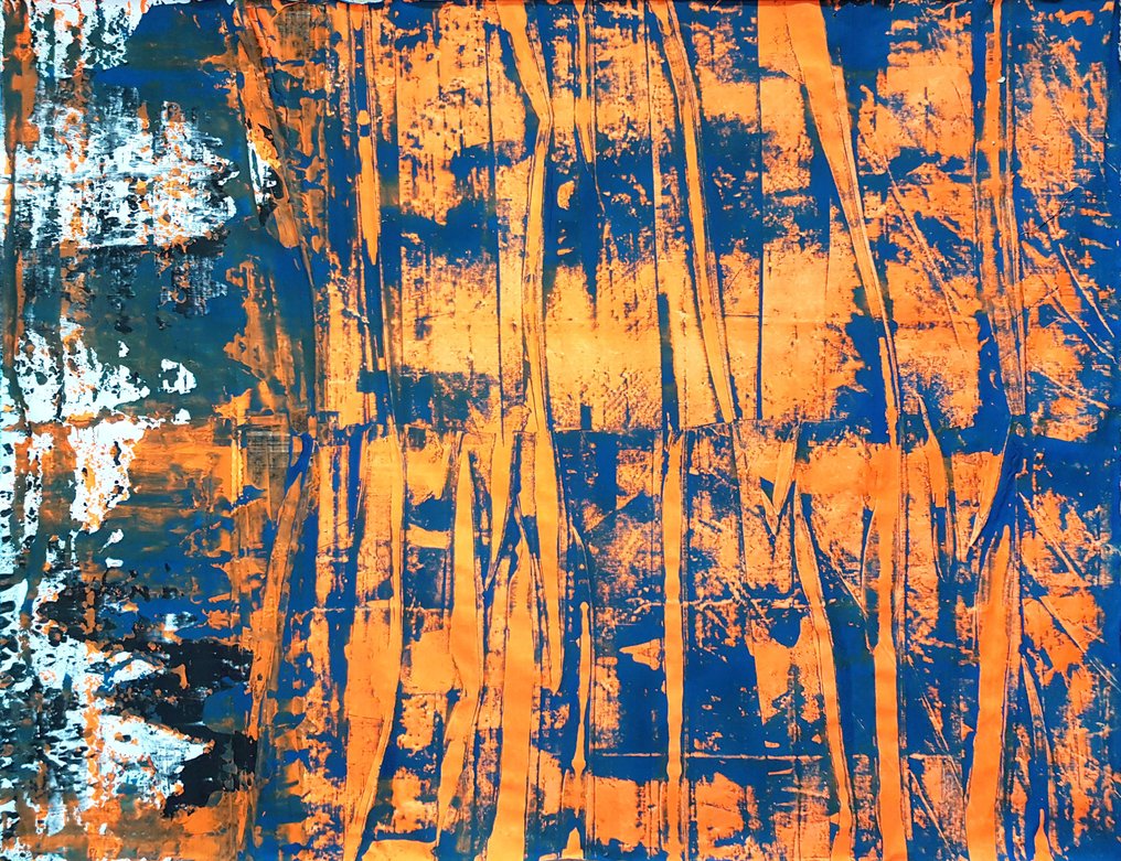 Jürgen Angeler - Orange Landscape - XXL #1.0
