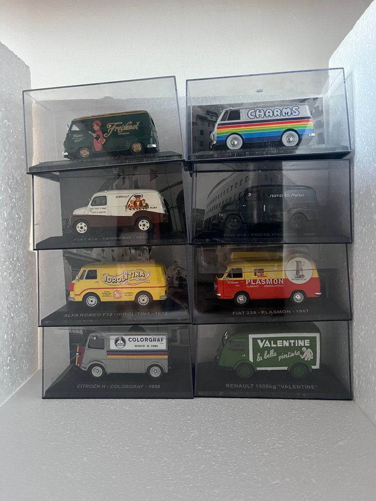 Altaya 1:43 - Modellino di auto  (8) - FURGONI PUBBLICITARI #1.0