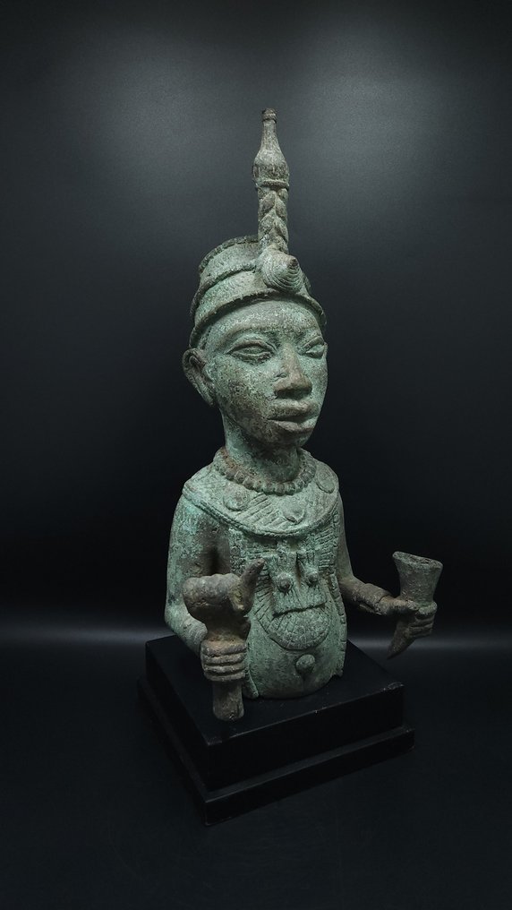 Superb royal bust - Bini/Edo - Nigeria  (No reserve price) #1.0