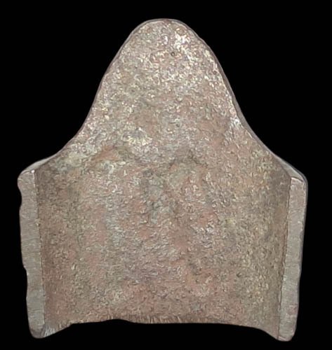 中世紀，十字軍時代 青銅色, 壁灯，代表一座教堂，35毫米，哥特式风格11至13世纪。 匾 - 35 mm  (沒有保留價) #1.0