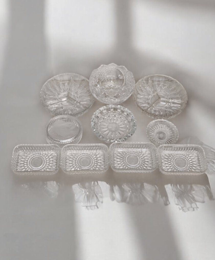 Coleção temática - Serviço em vidro e cristal cortado #3.2