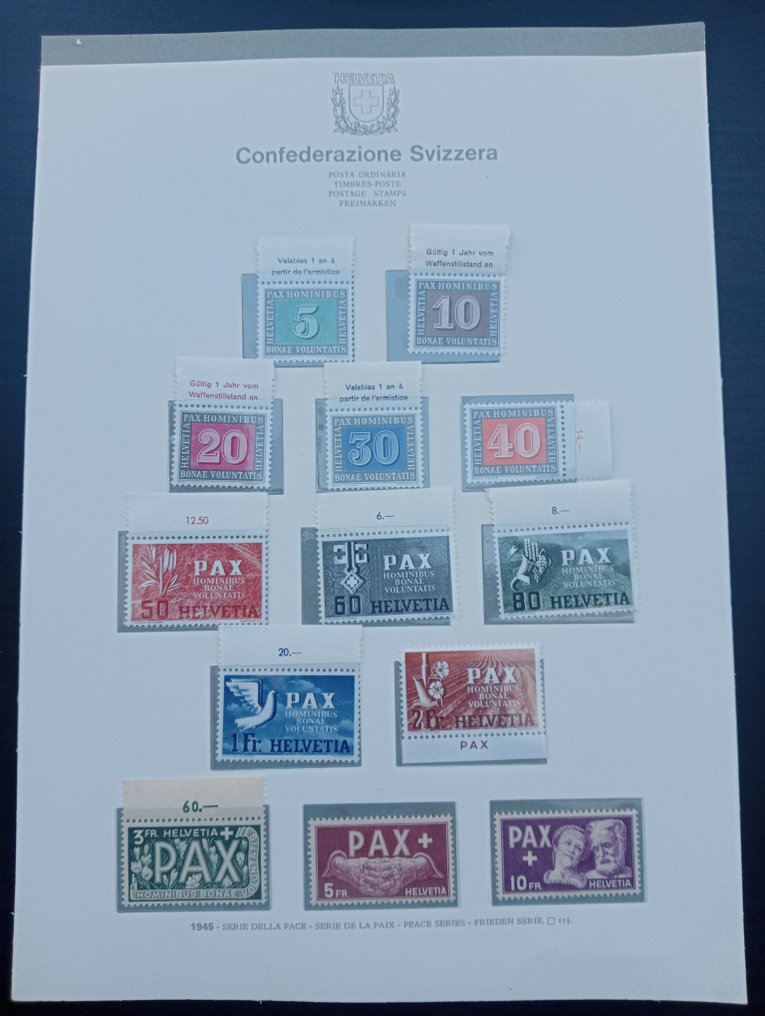 Schweiz  - 1945/1960 #1.0