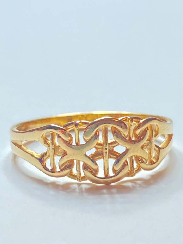 χωρίς τιμή ασφαλείας - Δαχτυλίδι - 18 καράτια Κίτρινο χρυσό #1.0