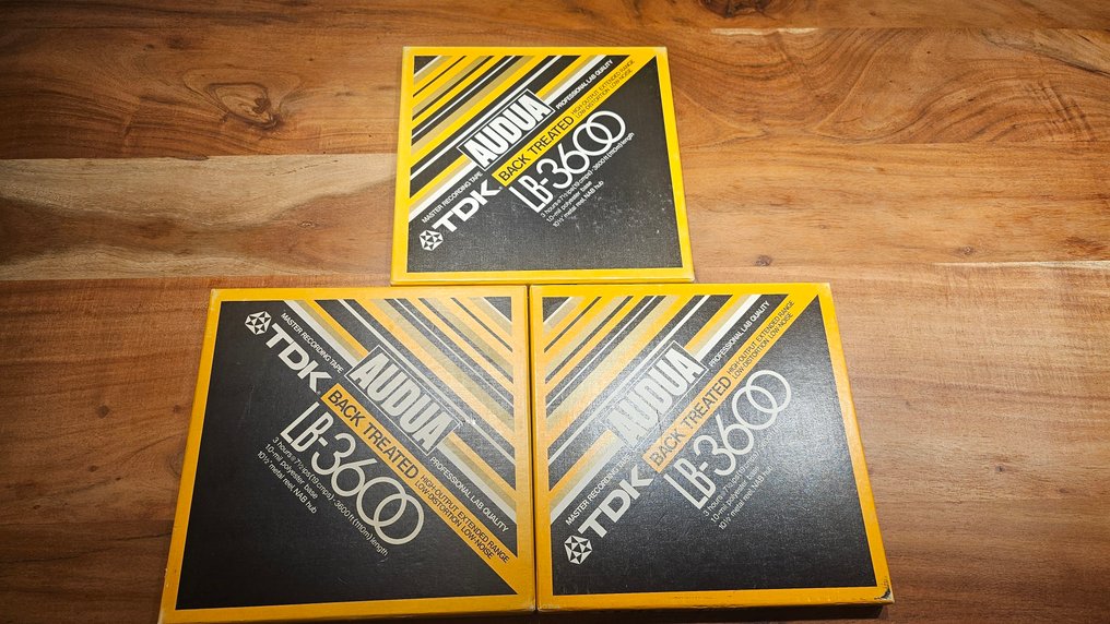 TDK - 26 cm Metallrollen mit Band Spulentonbandgerät #1.0