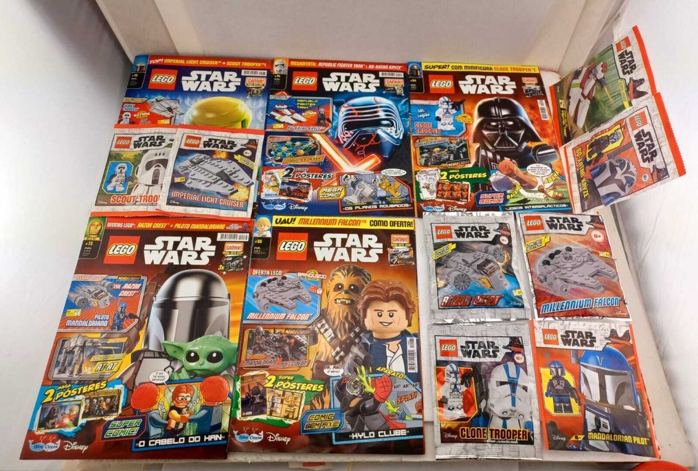 Lego - Star Wars - 5 Magazines / 4 Minifigures / 4 Spaceships #1.0