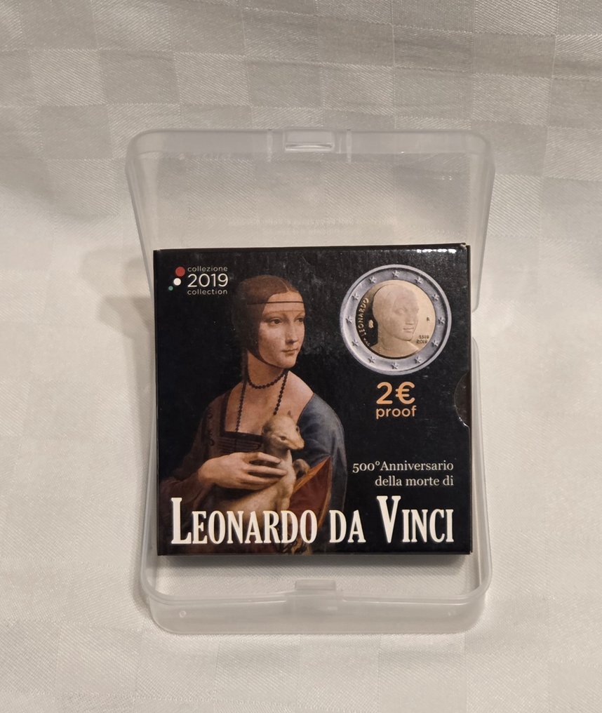 Italia. 2 Euro 2019 "Leonardo da Vinci" Proof #3.2