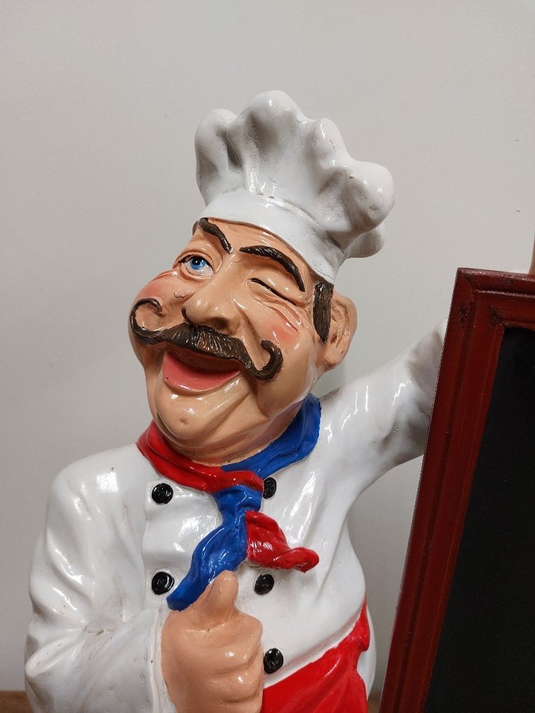 Statue, 64 cm high cook of baker - 64 cm - polyresin #1.0