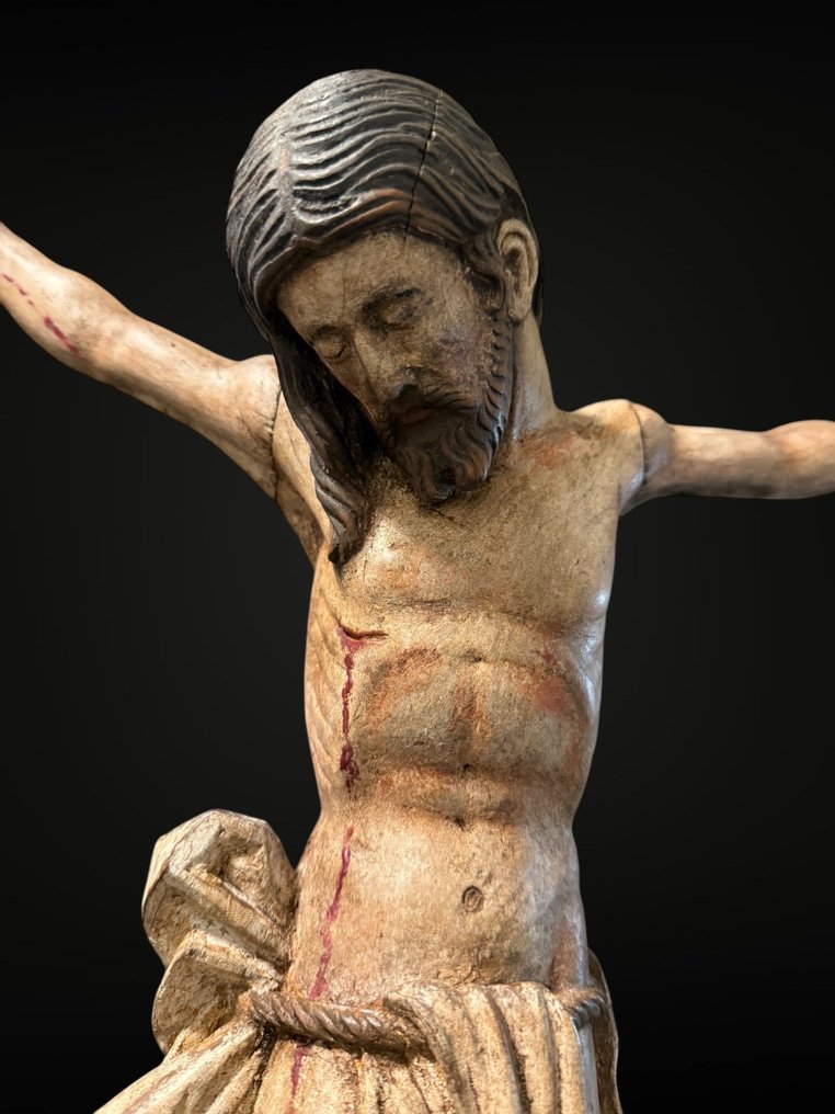 Skulptur, Christu Portugees koloniaal - 40 cm - Tre - 1780 #1.0