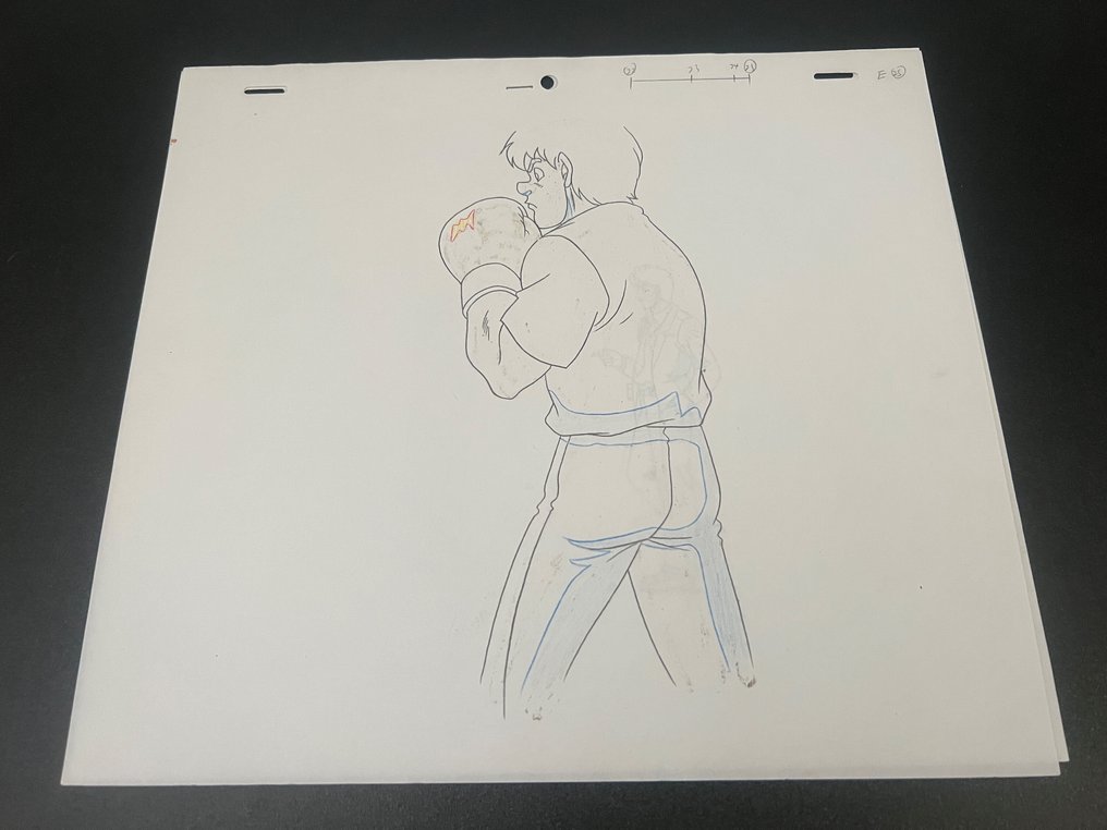 George Morikawa - 2 Original Cel + Originalzeichnung - Hajime no Ippo #1.0