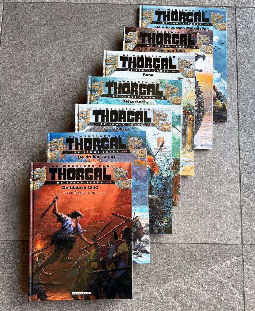Thorgal, De jonge jaren 1 t/m 7 - Opeenvolgende reeks HC - 7 Album - First edition - 2013/2019 #1.0