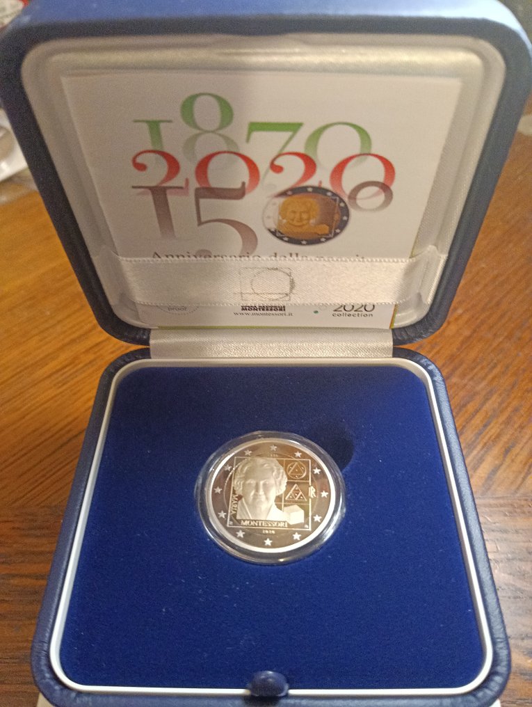 Olaszország. 2 Euro 2020 "Montessori" Proof  (Nincs minimálár) #1.0