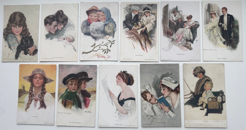 美国 - 幻想 - 明信片 (41) - 1900-1920 #1.0