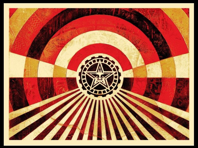 Shepard Fairey (OBEY) (1970) - Tunnel Vision (Gold) #1.0