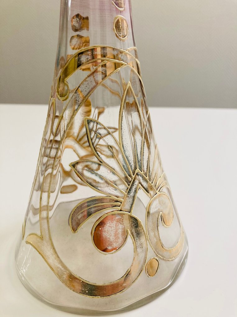 Βάζο  - Γυαλί - Montjoye - LEGRAS(?) #4.3