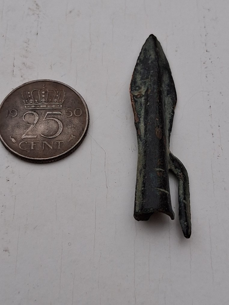 Epoca de Bronz Bronz Cap de săgeată  (Fără preț de rezervă) #3.2