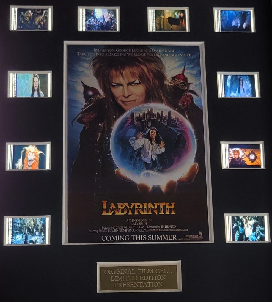 Labyrinth - David Bowie - Framed Film Cell Display with COA #4.3