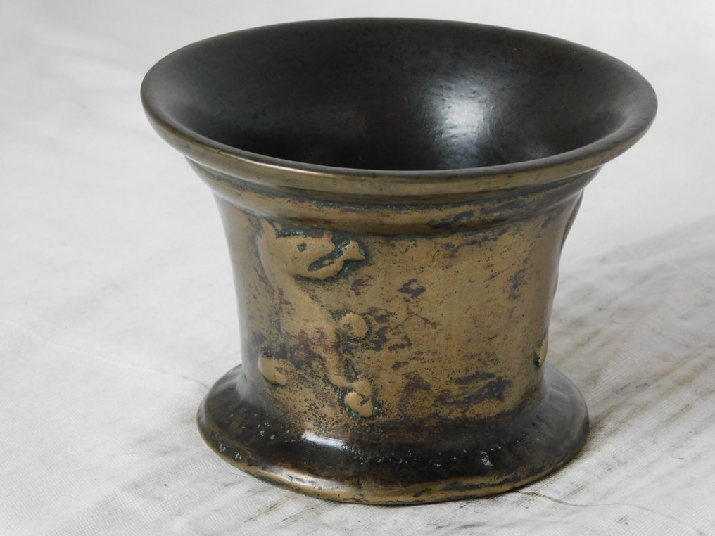 Mortaio - Bronzo - con i Leoni #1.0