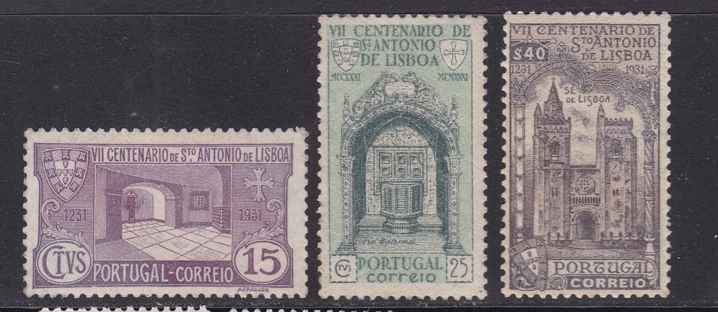 Πορτογαλία 1933 - San Antonio de Padua - Yvert 548/553 #2.1