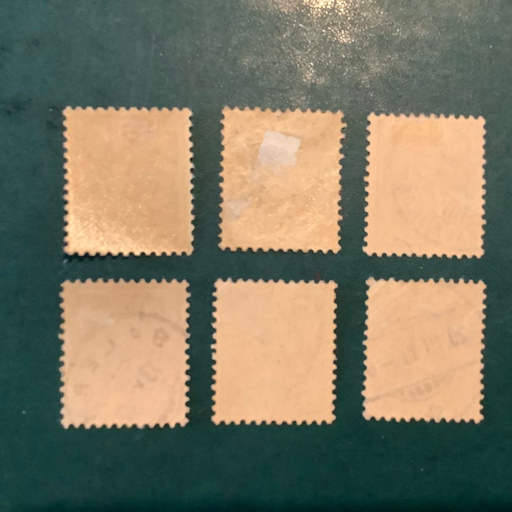 Switzerland 1916/1917 - Two complete volumes - Michel 130/135 #2.1