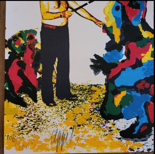 Karel Appel (1921-2006) - Zeefxruk uit Schilderskist karel Appel #1.0