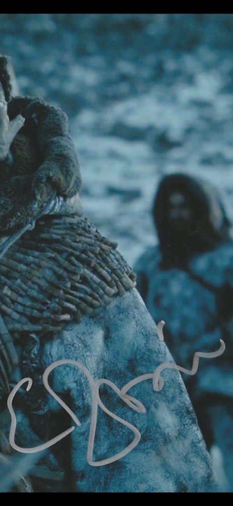 Game of Thrones - Signed by Edward Dogliani (Lord of Bones) #2.1