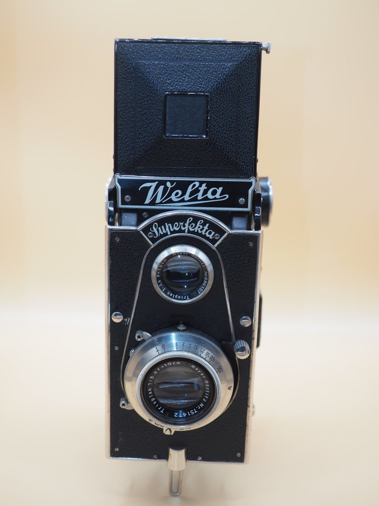 Welta Folding Superfekta +  Meyer Trioplan 3,8/10 cm,  film 120 Medium format camera #4.3