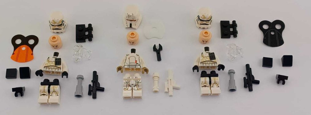 LEGO - Star Wars - 3 Minifigures -  sw0950 Range Trooper / sw0961 Sandtrooper Squad Leader / sw0960 Sandtrooper #1.0