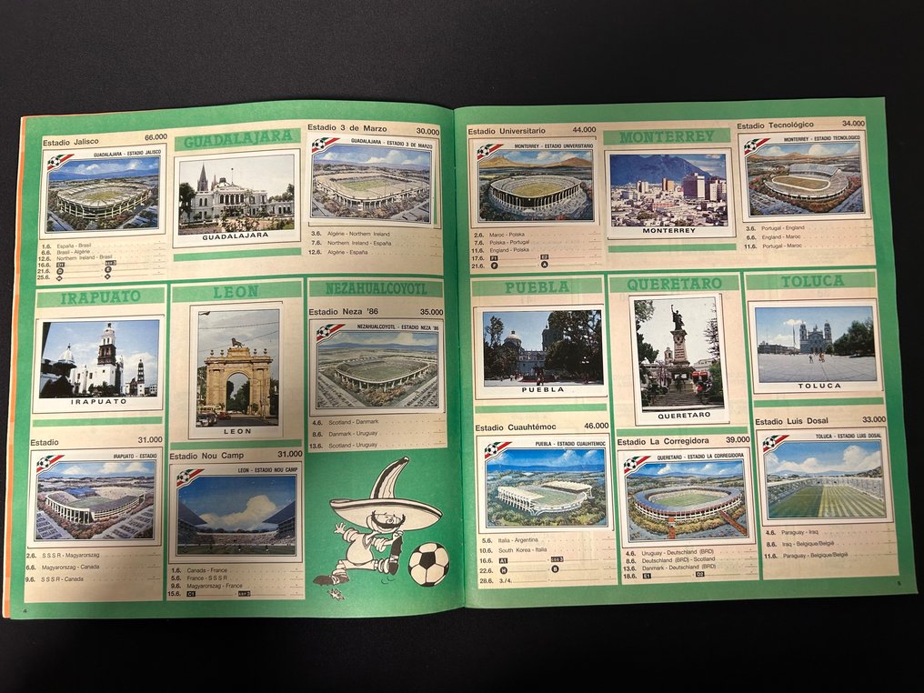 Panini World Cup Mexico 86 Complete album - Good (GD) #3.2