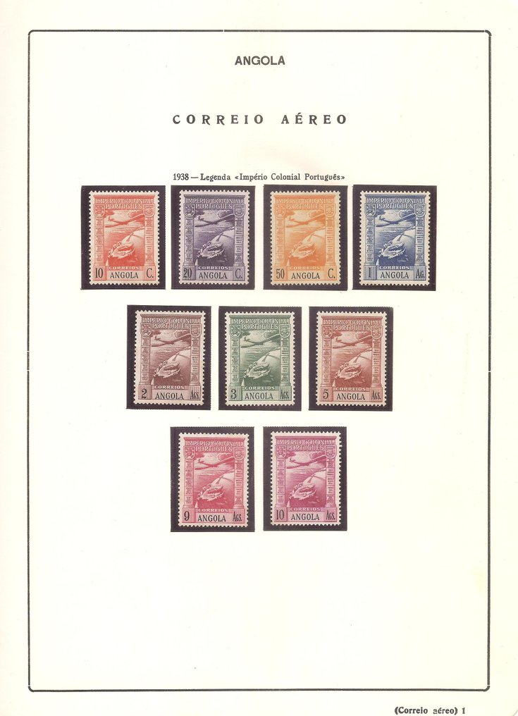 Angola 1904/1956 - Collezione con Corriere Aereo #1.0