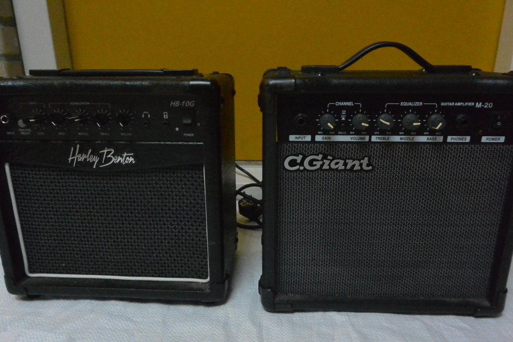 harley benton/ giant - Number of items: 2 - Guitar amplifier - China - 2000  (No reserve price) #1.0