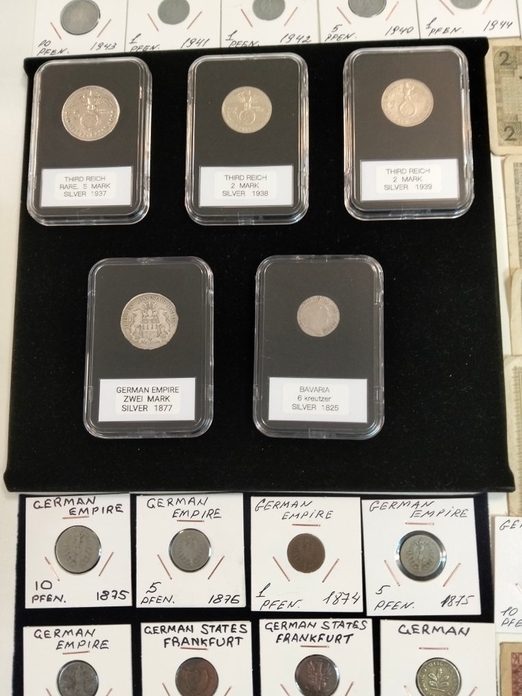 Tyskland. Collection of coins incl. silver 1774 - 1945 (Ingen mindstepris) #4.3