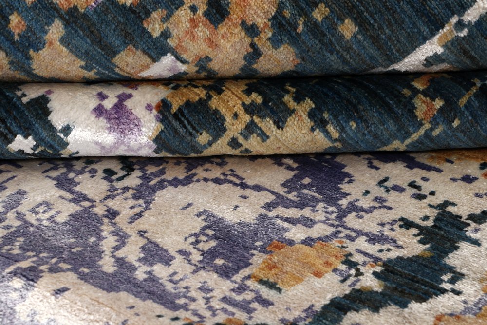 Afghan, 手工结织“Abstract”精美地毯 优质羊毛 当代 - 地毯 - 313 cm - 243 cm - 新款手工设计师地毯 #3.2