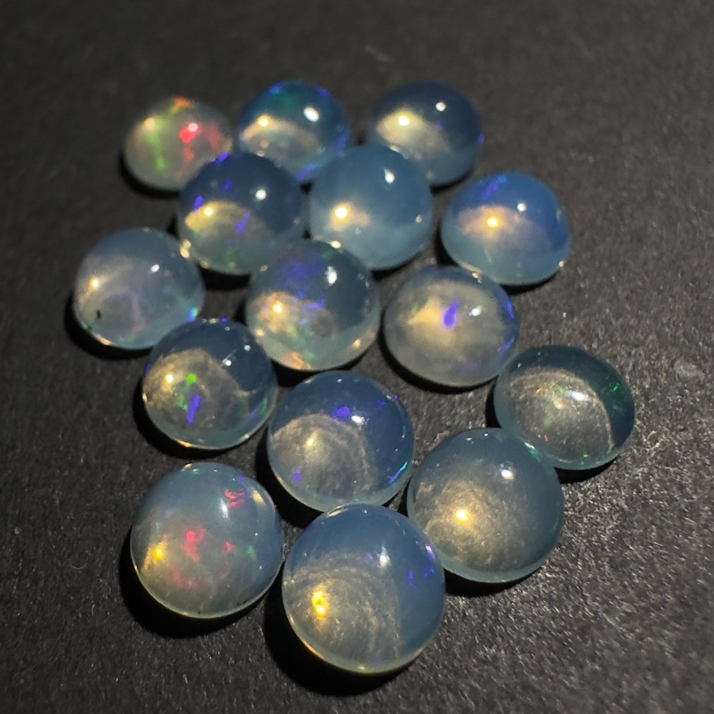 Zonder minimumprijs - 15 pcs Opaal - 5.13 ct - Geen laboratoriumrapport #4.3