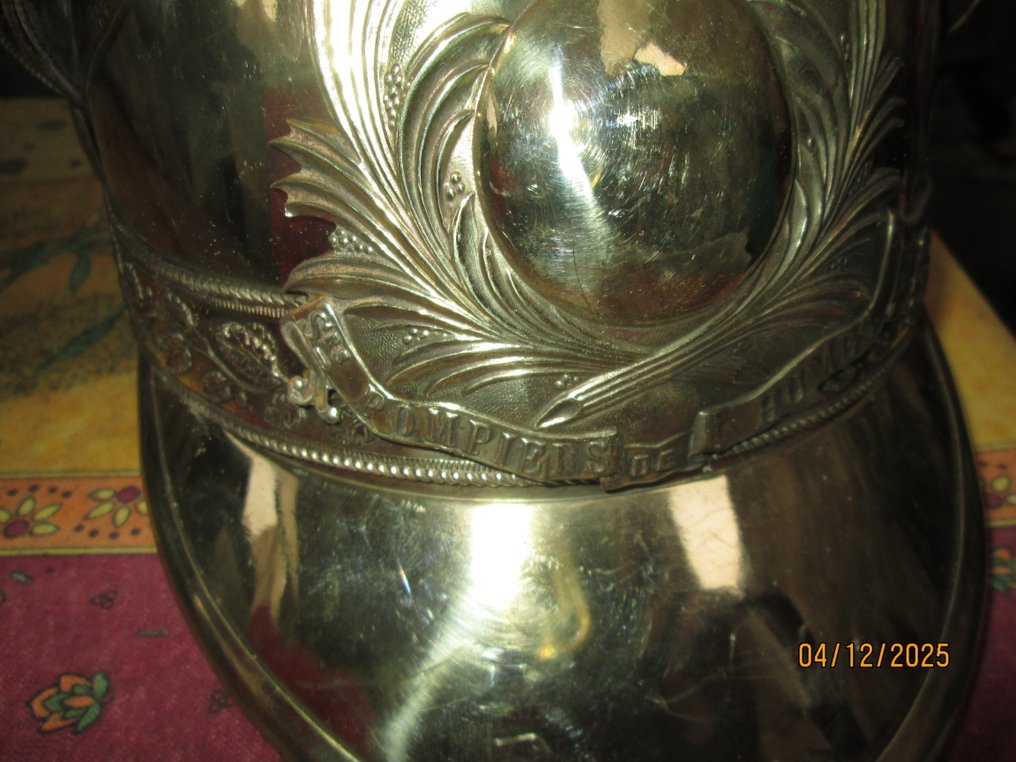 法國 - 消防员 - 軍用頭盔 - 精彩的消防员头盔 M1870，Humes 52 乡村款 #2.1