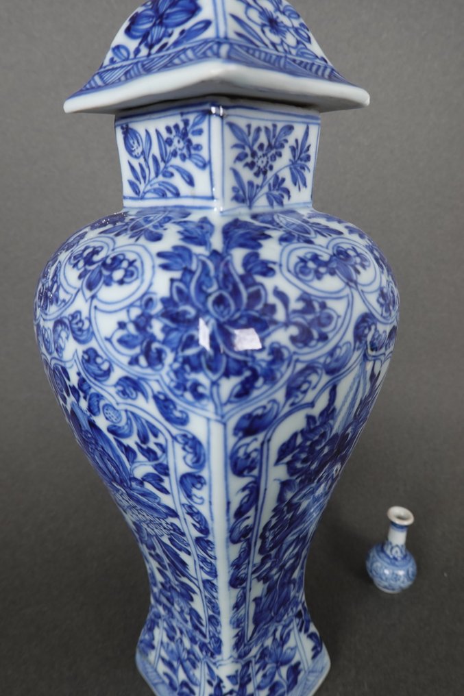 花瓶 - 瓷器 - 中國 - 清康熙（1662-1722） - 包括原装盖子！ #2.1