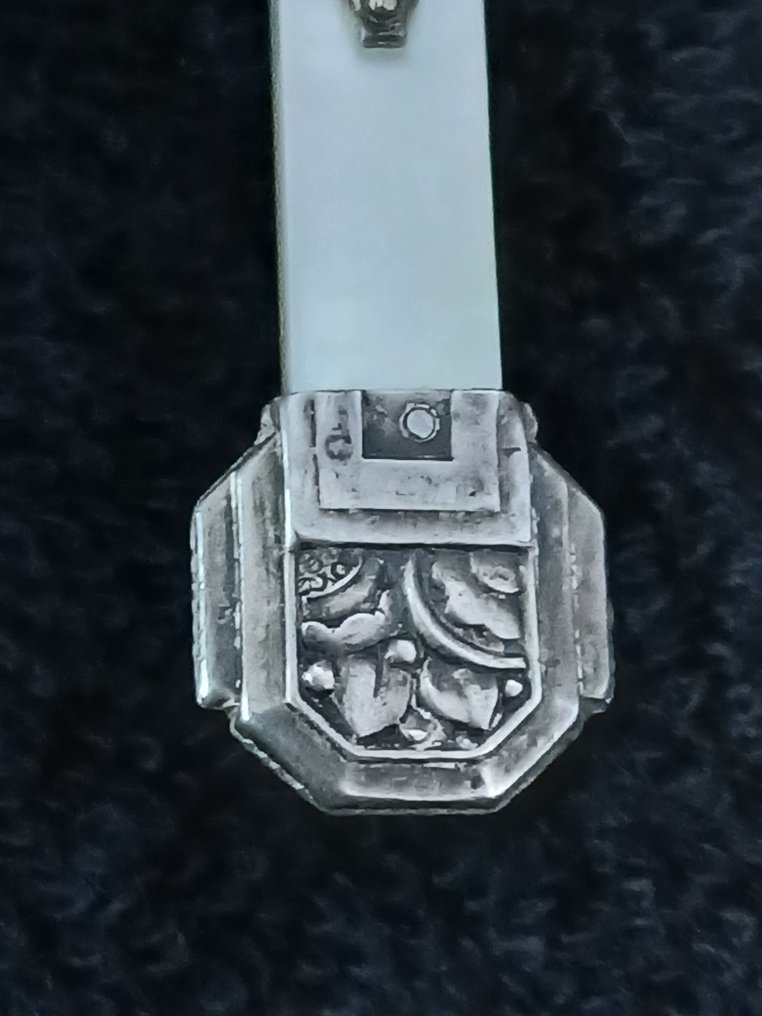 Art Nouveau Crocifisso (2) - .915 argento - 1920-1930 - Cristo pectoral  #4.3